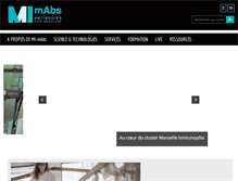 Tablet Screenshot of mimabs.org